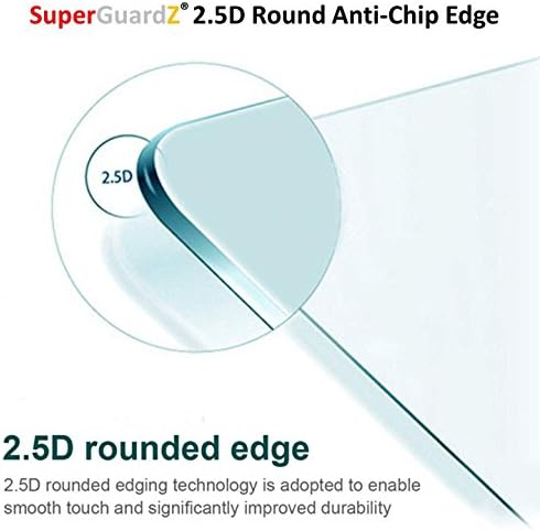 Pentru Motorola Moto G6 Forge/Moto G6 Play Screen Protector Sticla temperată [acoperire completă], Superguardz, margine-la-margine,