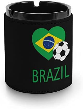 Love Brazilia Soccer PU PUNE PIELE SCHIMENT PENTRU SCORITORI DE PENTRU PROGRAM DE FUMĂ TRADA TRAY TRAY TRAY PENTRU CAZĂ DE