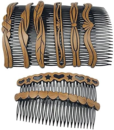 ByBycd Women Piep Piep 5pcs/Set Portabil Hair Syyling Instrumente de coafură Portabilă Handmade Handmade cu dinți largi Accesorii