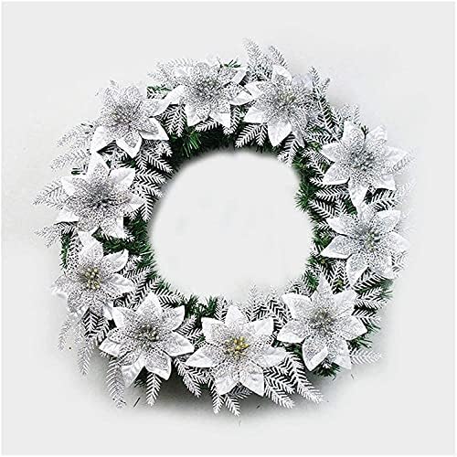 Kingx Christmas Ornamente șemineu Staircase Wall Front Front New Christmas Flowers Festival Supplies, Scene Decoration Reps,
