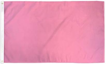 MWS 2X3 Pink Solid Color 210D 2'X3 'tricotat Polylon Duraflag Banner