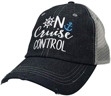 COCOVICI WOMENS PE CRUCE CROVEL CONTROL | Pe pălăria de control de croazieră | Pălărie de croazieră pentru femei gri închis