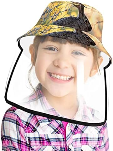 Pălărie de protecție pentru adulți cu scut de față, pălărie de pescar anti -soare, vacă animale