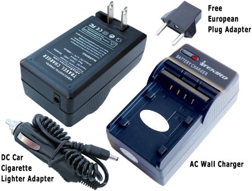 Kit de încărcare a bateriei cu perete AC DC Itekiro pentru Panasonic NV-GS50AW + Itekiro 10-in-1 Cablu de încărcare USB