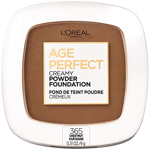 L ' Oreal Paris Age Perfect Creamy Powder Foundation Compact, 365 Castan, 0,31 Uncie