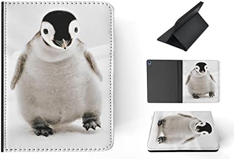 Cute Penguin Bird Chick Flip Tablet Husa pentru Apple iPad Air / iPad Air