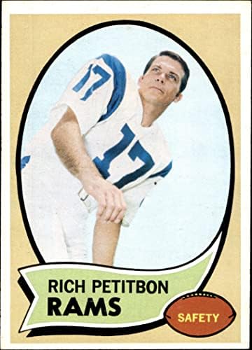 1970 Topps 203 Richie Petitbon Los Angeles Rams Ex/Mt Rams Loyola