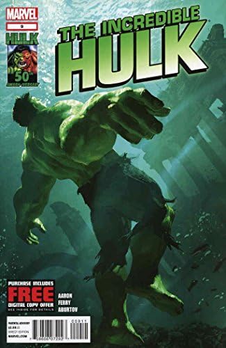 Incredible Hulk 9 VF / NM; carte de benzi desenate Marvel / Jason Aaron
