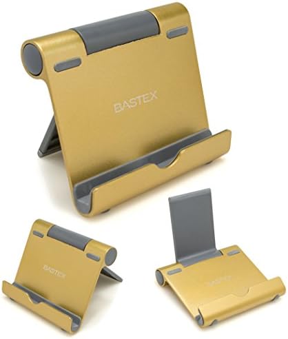 Stand de aluminiu portabil cu mai multe unghiuri Bastex pentru iPhone, iPad, Samsung Galaxy/Tab, Google Nexus, HTC, LG, Nokia