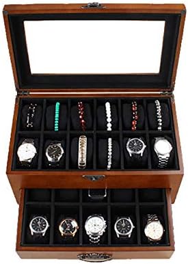 2019 lux 22 grile manual din lemn ceas cutie lemn Caja Reloj ceas cutie ceas Caseta de timp saat kutusu Horloge cutie pentru