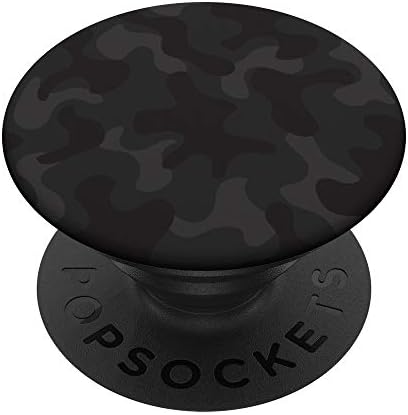 Black Camo Army Camuflage Militar Grey Grey Popsockets Popgrip: Grip swappable pentru telefoane și tablete