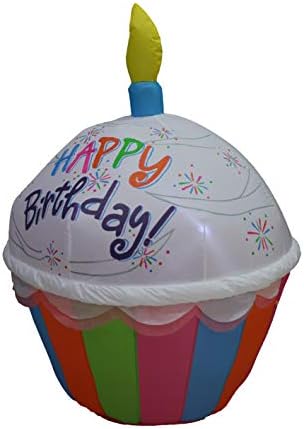 Pachetul de decorațiuni pentru petreceri de naștere, include 4 metri înălțime la mulți ani, tort de naștere gonflabilă gogoașă