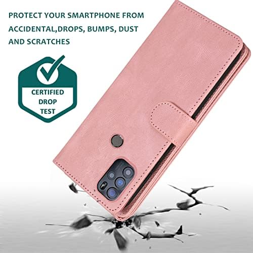 Asuwish compatibil cu husa portofel BLU G91 Pro Protector de ecran din sticlă temperată și fermoar retro din piele Flip Cover