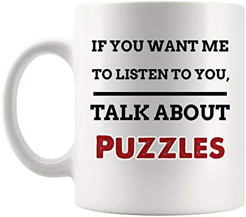 Dacă vreau să mă ascult vorbind despre puzzle -uri cu cană cana de cafea de cafea Jigsaw Logic Games rezolvă puzzle -uri de