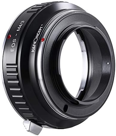 Adaptor de montare pentru lentile K&F Concept compatibil cu lentile de montare Canon EOS la M4/3 （Micro Four treimi） MFT Olympus