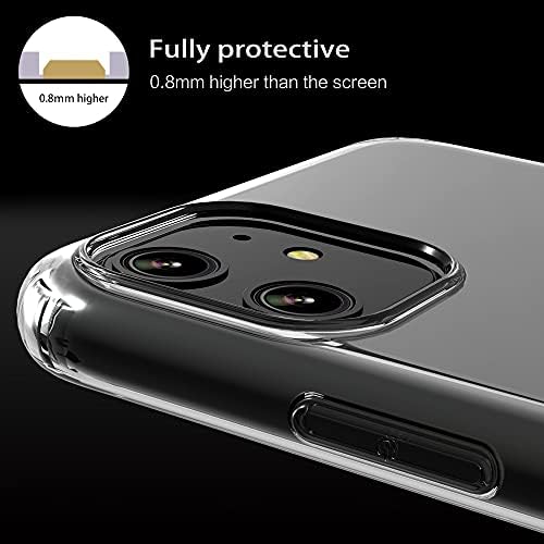 Migeec compatibil pentru iPhone 11 Pro caz rezistent la șocuri de protecție moale subțire subțire Capac pentru iPhone 11 Pro