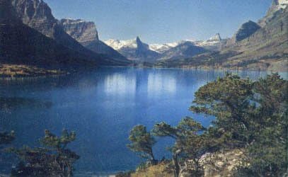 Parcul Național Glaciar, Cartea poștală din Montana