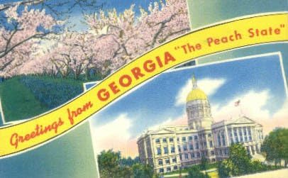 Atlanta, carte poștală din Georgia