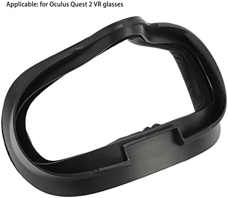 Interfață facială Pusokei VR pentru Quest 2, pernă de față compatibilă cu accesorii Quest 2, Interfață facială Înlocuirea spumei,