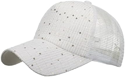 Pălărie de baseball pentru plasă unisex, culoare respirabilă culoare solidă, ușoară pălării uscate rapide pentru excursii zilnice
