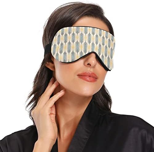 Masca pentru ochi de somn unisex hipster-kilim-ikat-model-night masca de somn de somn confortabil pentru ochi de somn
