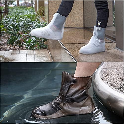 RUBERPIG Pantofi din silicon reutilizabil acoperă cizme de ploaie Acoperire pentru bărbați și femei cu bicicleta în aer liber,
