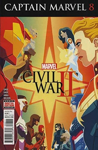 Căpitanul Marvel 8 VF / NM; carte de benzi desenate Marvel / Al Doilea Război Civil