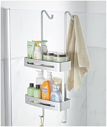 EKDSPW rafturi de baie agățate raft de baie organizator de raft fără unghii șampon de depozitare raft raft de baie suport pentru