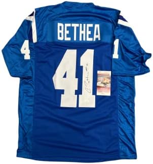 Antoine Bethea Indianapolis Colts a semnat Autograph Jersey Jersey Blue JSA martor certificat