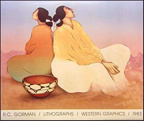 Western Graphics R. C. Gorman Santo Domingo Galerie de artă plastică Poster stare mentă