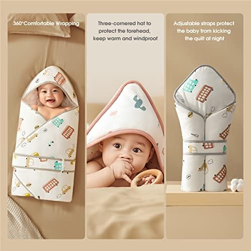 Pătură de swaddle pentru bebeluși pentru băieți și fete din fleece pentru bebeluși sac de dormit nou-născut Sack cu protecție