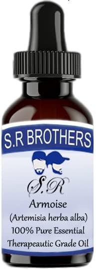 S.R Brothers Armoise Pure și Natural Terapeauutil Ulei esențial cu picătură de 15 ml