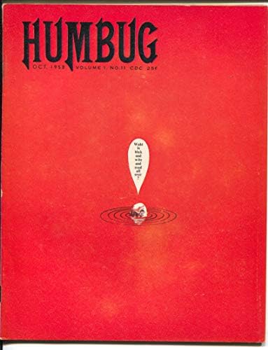 Humbug 11 1958-Kurtzman - Will Elder-Jack Davis-Sam Jaffee-numărul final-FN+