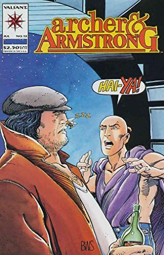 Archer și Armstrong 12 VF / NM ; carte de benzi desenate Valiant / Barry Windsor-Smith