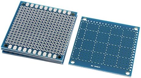 Aexit 5pcs 5cm Prototyping Placi x 5cm singură față universal DIY PCB imprimare circuit Circboard Prototyping Placi de bord