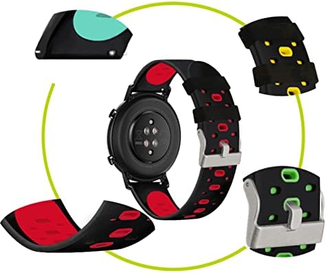 KGDHB 20mm curea de bandă de ceasuri colorate pentru Garmin Forerunner 245 245m 645 Muzică Vivoactive 3 Sport Silicon Smart Watchband Brățară de bandă