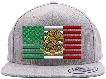 Combinație de pavilion american mexican 6089 Yupoong Snapback Hat. Pălărie combo de pavilion din SUA
