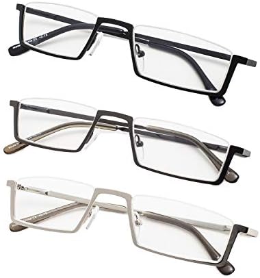 Ochelarii de citire GR8Sight cu pachete pentru femei și bărbați mici +1,75