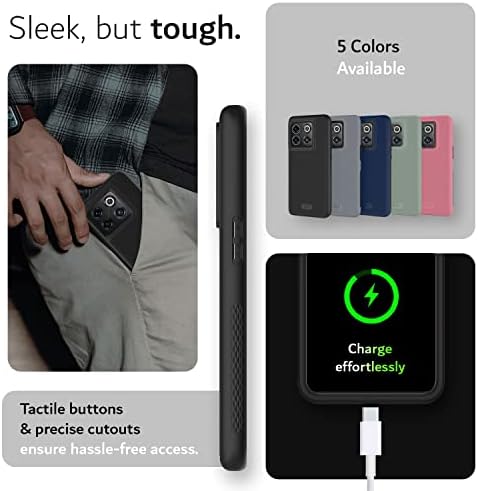 Tudia DualShield Grip Proiectat pentru OnePlus10t Case 5G, [MergeGrip] Protecția stratului dublu Slimproof Grad -Grade Slim