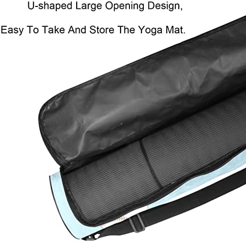 RATGDN Yoga Mat Bag, baseball printuri exercițiu Yoga Mat Carrier Full-Zip Yoga Mat Carry Bag cu curea reglabilă pentru femei