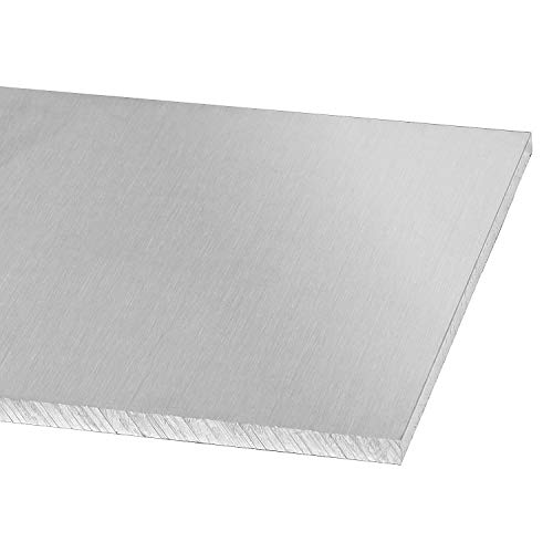 KEILEOHO 2 buc 6061 T6 tablă de aluminiu, 6 x 12 x 1/4 Inch grosime, produse de construcție placă de aluminiu simplă acoperită