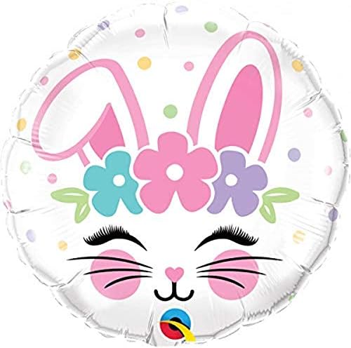 Calatex Balloon de folie de 18 Bunny, multicolor