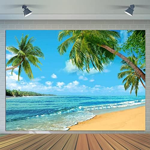 Vara tropicale plaja fotografie fundal litoral Insula palmieri Hawaii fotografie fundal Luau Aloha tematice Partidul decoratiuni