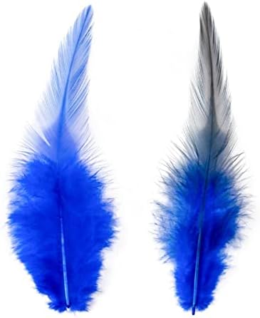 100buc pene vopsite pene naturale de cocoș pentru cusut meșteșuguri bijuterii accesorii cusut pene Dream Catcher Decor 10-15cm-bai