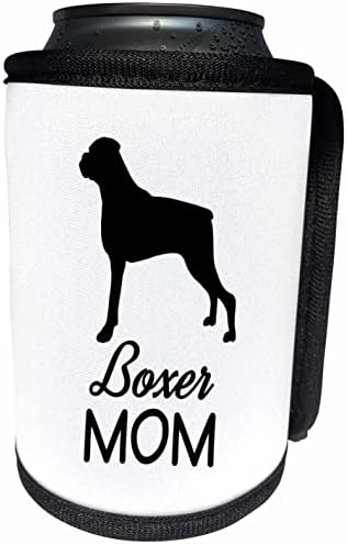 3Drose Janna Salak Designs Dogs - Boxer Dog Mom - Can Cooler Bottle Wrap