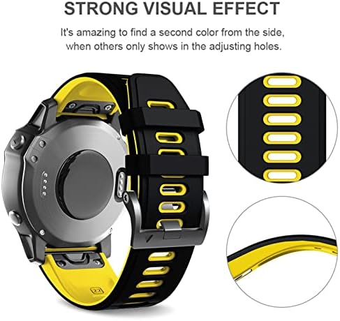 UMCNVV Sport Silicon inteligent ceas brățară curea pentru Garmin Fenix 6x 7 7X 3hr 935 945 abordare S60 S62 Quick EasyFit Watchband