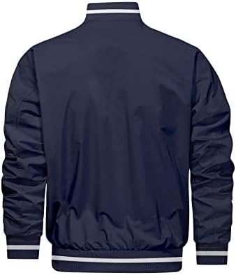 Jacheta bombardier pentru bărbați Anzerll, casual, softshell softshell windbreaker slim se potrivește cu jacheta pentru jacheta