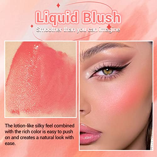 Fard de obraz lichid pentru obraji fard de obraz roz piersic caise machiaj coreeană fard de obraz simt Respirabil fard de obraz