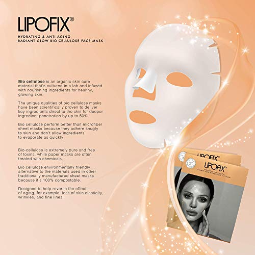 LIPOFIX rutina zilnică de îngrijire a pielii pentru față și gât anti îmbătrânire ridicare măști faciale și gât fermitate bărbie