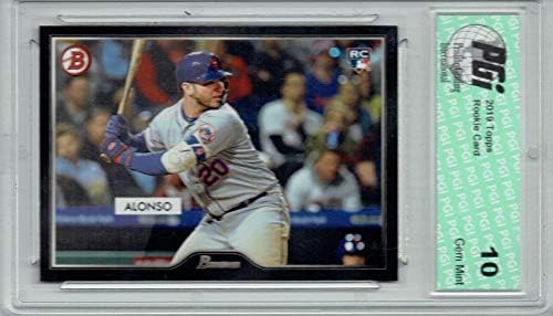 Pete Alonso 2019 Topps 18 55 Bowman SP 2500 Made Rookie Card PGI 10 - Baseball Slabbed Rookie Cards